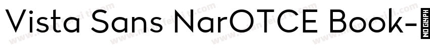 Vista Sans NarOTCE Book字体转换
